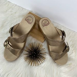 Dansko Sophie Metallic Sandals